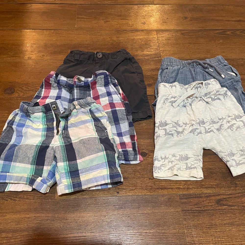 Set of 5 H&M, Old Navy, Children's Place, GAP Baby 100% cotton Shorts